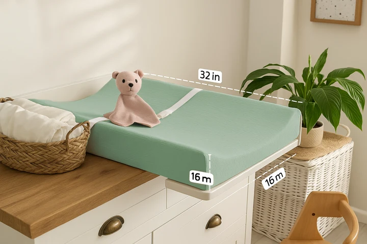 Comforista Muslin Changing Pad Cover - Image 3