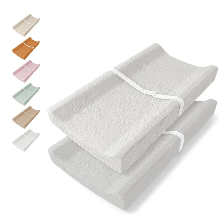 Comforista Muslin Changing Pad Cover - Image 2